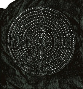 embroidered labyrinth